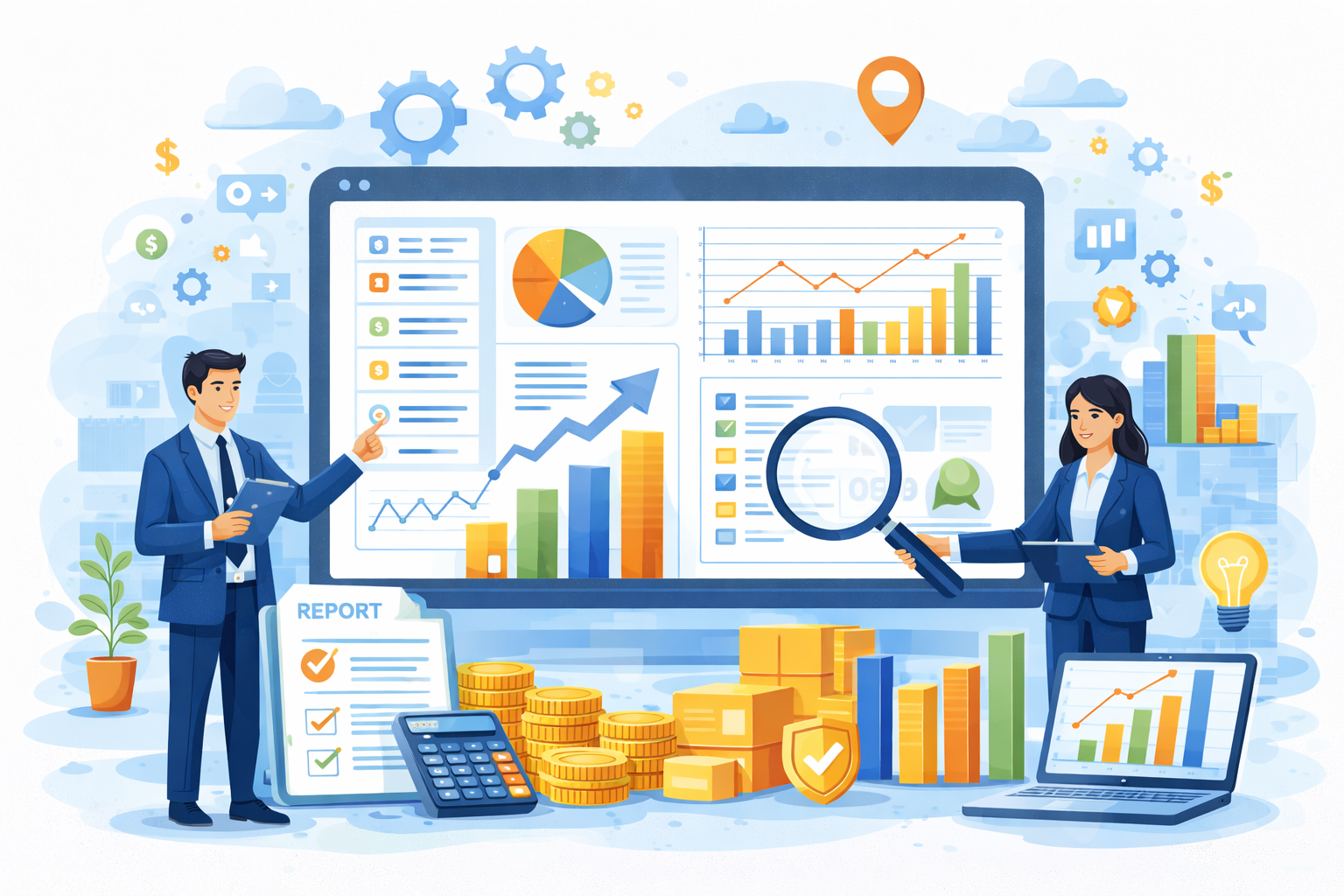 Reporting & Analytics Rootera Cloud ERP